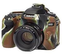 Funda silicona EasyCover para Canon EOS 80D camuflaje