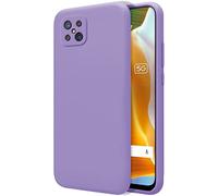 Funda Silicona Líquida Ultra Suave para OPPO Reno 4Z 5G Color Morada