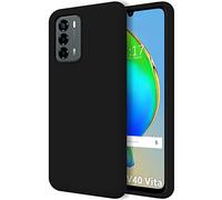 Funda Silicona Líquida Ultra Suave para ZTE Blade V40 Vita Color Negra