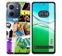 Funda Silicona para OPPO A5x diseño Comic Dibujos