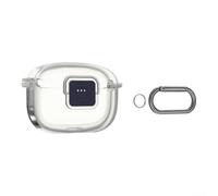 Funda Silicona para suave Antiarañazos para jbl Tune para buds(Transparent) | Material para tpu flexible, para cierre de seguridad integrado, evita aperturas accidentales, ideal viaje diario