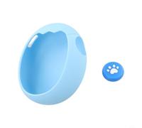 Funda Silicona para tamagotchi Paradise con Cordón Funda Silicona(blue case+keycap+Lanyard)