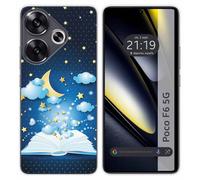 Funda Silicona para Xiaomi Poco F6 5G diseño Libro Cuentos Dibujos