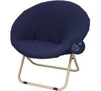 Funda Silla Elástica Impermeable, para Sillón sin Brazos o Luna - Protector Elástico de Tela Jacquard, Desenfundable y Lavable para Sofá 1 Plaza, Sala, Dormitorio(Navy Blue,2ps)