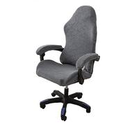 Funda Silla Gaming Fundas de Sillas Gaming Elásticas con Brazos 4 Piezas,Funda para Silla de Juegos Funda Gamer Silla Ergonómicas Universales Protector Lavable Extraíble,No Incluye Sillas,Gris Oscuro