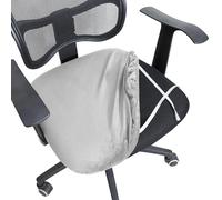 Funda Silla Oficina 1PC Velvet Spandex Office Chair Seat Covers Stretch Solid Color Cover Removable Dust(9inch 2pcs)