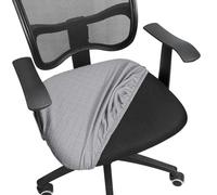 Funda Silla Oficina Chair Cover Office Computer Spandex Split Seat Washable Cushion Slipcover Removable Protector(9inch 2pcs)