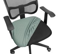 Funda Silla Oficina Chair Cover Office Computer Spandex Split Seat Washable Cushion Slipcover Removable Protector(Square10inch 2pcs)