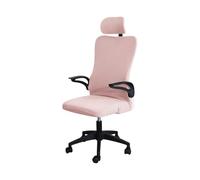 Funda Silla Oficina Water Repellent Game Chair Cover with Headrest for Office Internet Cafe Computer Armrest Gaming Covers(Pink)