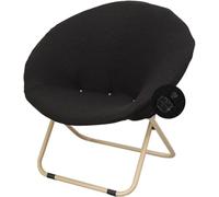 Funda Silla Papasan Redonda Impermeable Elástica de Jacquard | Funda Extraíble, Lavable, Plegable, Con Borde Elástico para Salón, Dormitorio y Jardín(Black,4ps)