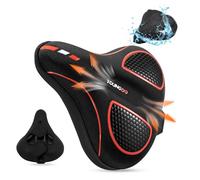 Funda Sillin Bicicleta, YOUNGDO Sillín Cubre Bicicleta Gel, Asiento de Bicicleta Gel, con Funda para Lluvia, para Bicicleta Estatica, de Carretera, de Montaña y Urbana