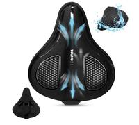 Funda Sillin Bicicleta, YOUNGDO Sillín Cubre Bicicleta Gel, Asiento de Bicicleta Gel, con Funda para Lluvia, para Bicicleta Estatica, de Carretera, de Montaña y Urbana