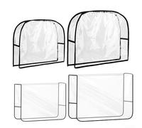 Funda Sillón Peluquería PVC Transparente 51x40cm Anti-Manchas(C) | PVC transparente, anti- y aceite, protege contra arañazos, para ideal para uso diario, mantiene higiene