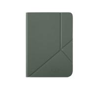 Kobo Clara Colour/BW - Funda para Dormir Color | Cuaderno Verde Niebla | Tecnología Sleep/Wake | Soporte Integrado de 2 vías | Piel Vegano | Compatible con Lector electrónico de Color Kobo Clara