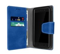 Funda Smartphones de 4.5' a 5.0' libro billetera sujeción Función soporte - Azul