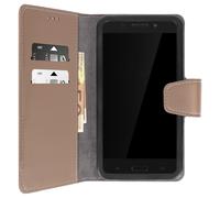 Funda Smartphones de 5.5' a 6.0' libro billetera sujeción Función soporte - Oro