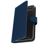 Funda Smartphones entre 5,3 y 5,8 pulgadas cartera Deslizante - Azul oscuro