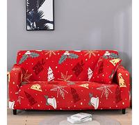 Funda Sofa 1 Plaza Patrón Árbol De Navidad Cubre Sofas Elasticas Ajustables Spandex Lavables Cubresofa Modernas Couch Cover Universal Sofa Cover Funda Sofá Anti Gatos