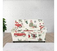 Funda Sofa 1 Plazas Coche Rojo Funda De Sofá Elástica En Spandex,Antideslizante,Cubre Sofá Antimanchas Lavable,Estampadas Fundas Sofa Ajustables