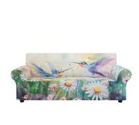 Funda Sofá 2 Plazas Blanca Verde Animal Funda Sofa Ajustables Fundas Sofas Elastica Spandex Lavables Protector Sofa Cover Anti Gatos Universal Espesas Fundas Sofá Modernas Couch Cover