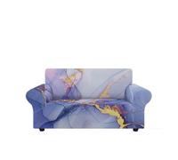 Funda Sofá 2 Plazas Luz Dorada Púrpura Funda Sofa Ajustables Fundas Sofas Elastica Spandex Lavables Protector Sofa Cover Anti Gatos Universal Espesas Fundas Sofá Modernas Couch Cover