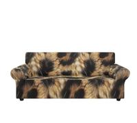 Funda Sofá 2 Plazas Marrón Negro Funda Sofa Ajustables Fundas Sofas Elastica Spandex Lavables Protector Sofa Cover Anti Gatos Universal Espesas Fundas Sofá Modernas Couch Cover