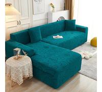 Funda Sofá 2 Plazas Peacock Blue Impresión Funda Sofa Ajustables Fundas Sofas Elastica Spandex Lavables Protector Sofa Cover Anti Gatos Universal Espesas Fundas Sofá Modernas Couch Cover