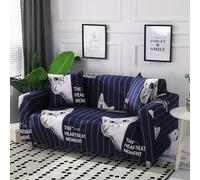 Funda Sofa 3 Plazas Gato Gris Funda De Sofá Elástica En Spandex,Antideslizante,Protector Sofa Gatos Arañazo Y Perros Mascotas,Funda Sofá Estampadas