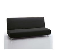 Funda sofá cama clic clac 3 plazas stra negro nordic-home