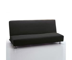 Funda sofá cama clic clac 3 plazas stra negro nordic-home