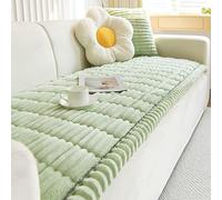 Funda Sofa Chaise Long 1 2 3 4 Plazas Protector de Cubre Sofa-Fundas de Pana Suaves y Gruesas Antideslizante Antiarañazos Duradero y Lavable,Verde,60x90cm