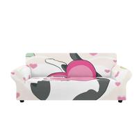 Funda Sofa Corazón Rosa Animal Cubre Sofas Sofa Cover Cubresofa 4 Plazas