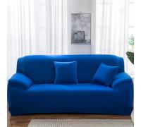 Funda Sofá Multiusos Todo El Año Fundas Sofas 3 y 2 Plazas Ajustables Cubierta Antideslizante Universal Sofa Couch Cover Protector,Royal Blue,1 Seater