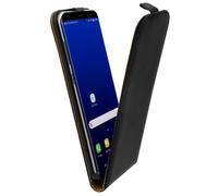 Funda Solapa Vertical Cuero Samsung Galaxy S8 Plus - Protección Integral Negro