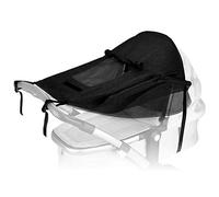 Funda Solar para Cochecito de Bebé, Protección UV, Impermeable, con Ventana de Visión Clara, Sombrilla Amplia, Instalación Fácil, Portátil, para Uso Durante Todo el Año, Negro
