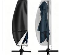 Funda Sombrilla Exterior para Shademaker Orion ORI-30S 10FT 2015-pr | Tejido oxford resistente al agua, patio, terraza, garaje y zona de ocio exterior