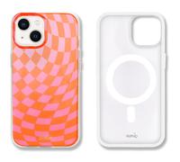 Funda Sonix para iPhone 15, 14 y 13 | Compatible con MagSafe | Probada contra ca das desde 3 m | A cuadros | Checkmate Pink