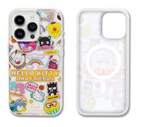 Funda Sonix x Sanrio para iPhone 15 Pro Max | Compatible con MagSafe | Probada contra ca das desde 3 m | Pegatinas de Hello Kitty y sus amigos