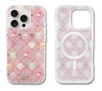 Funda Sonix x Sanrio para iPhone 16 Pro | Compatible con MagSafe | Probada contra ca das desde 3 metros | Hello Kitty y sus amigos: Oso Latte