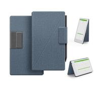 Funda Soporte magnético para Remarkable Paper Pro Move, Cubierta Tejido imitación Fina, portalápices Plegable, activ./desact. automática, Forro Microfibra, imán Potente (Azul Polvoriento)