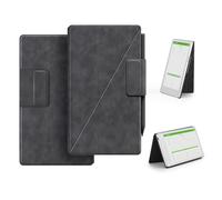 Funda Soporte magnético para Remarkable Paper Pro Move, Folio Cuero PU Premium, portalápices Plegable, activ./desact. automática, Forro Microfibra, imán Potente (Gris)