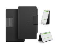 Funda Soporte magnético para Remarkable Paper Pro Move, Folio Cuero PU Premium, portalápices Plegable, activ./desact. automática, Forro Microfibra, imán Potente (Negro)