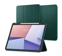 Funda Spigen Urban Fit, verde medianoche - iPad Air 12.9" 2024