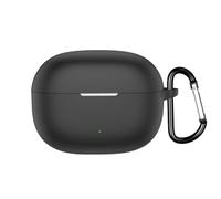 Funda suave de silicona para auriculares Realme Buds T200 Lite a prueba de golpes, funda protectora para auriculares (negro)