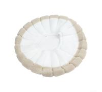 Funda suave y gruesa para asiento de inodoro con borde elástico para una cobertura completa y posicionamiento antideslizante en asientos estándar (10)