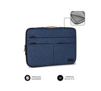 Funda Subblim Air Padding 360 Sleeve para Portátiles hasta 14'/ Azul