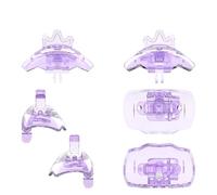 Funda superior para Tamagotchi Paradise, cubierta protectora de PC, cómoda piel portátil antiarañazos para máquina de juego de mascotas para Tamagotchi Paradise Accesorios (morado transparente)