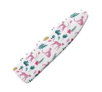 Funda Tabla De Planchar 110X30 Animales Rosados Funda para Tabla De Planchar, Elástica para Tabla De Planchar, Ajustable, Reflecta Vapor Y Calor,Lavable, Duradera
