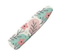 Funda Tabla De Planchar 110X30 Flores Rojas Claras Funda Acolchada Suave con Borde Elástico Universal, Resistente Al Calor E Impermeable, Anti-Quemaduras