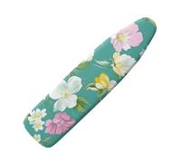 Funda Tabla de Planchar 110X30 Flores Rosadas Blancas Funda para Tabla De Planchar, Elástica para Tabla De Planchar, Ajustable, Reflecta Vapor Y Calor,Lavable, Duradera